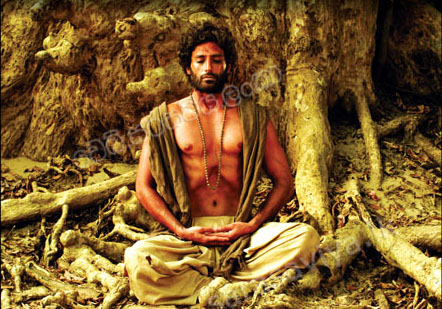 [still from Buddha movie]